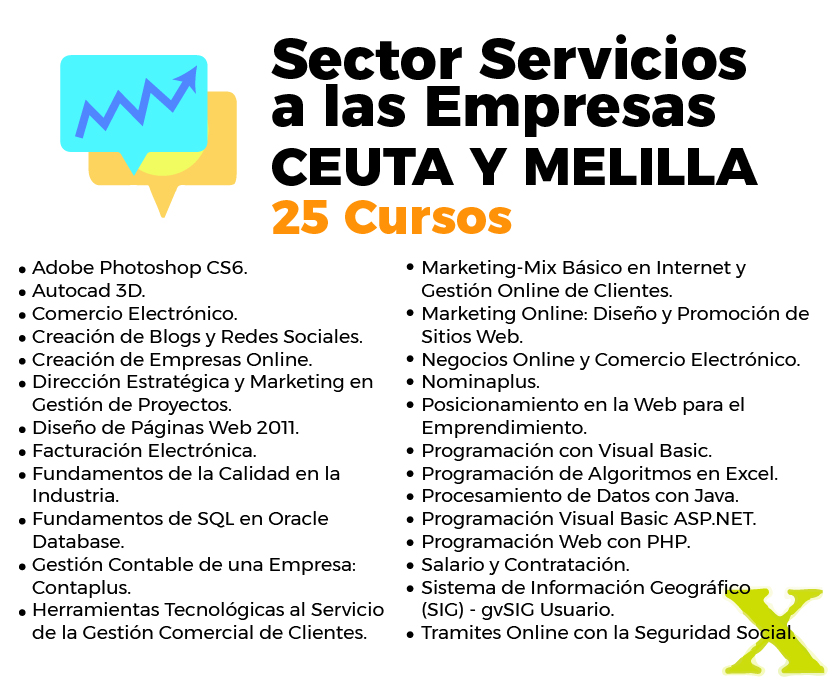 Cursos del inem en Ceuta y Melilla servicios a las empresas