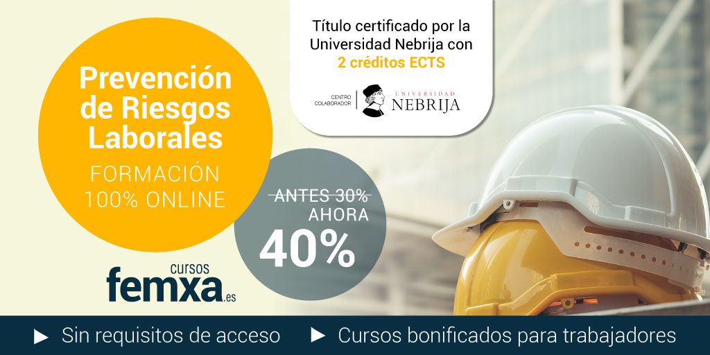 Curso de Prevención de riesgos laborales online certificado