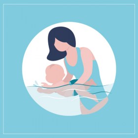 Curso privado de actividades acuáticas para bebés