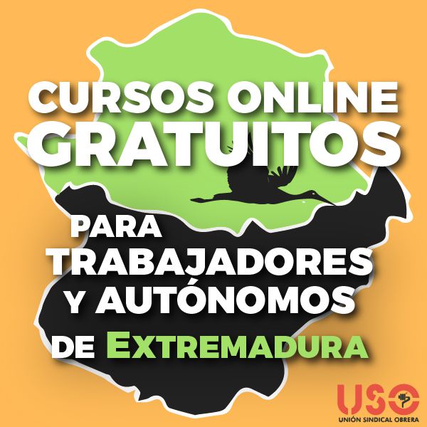 Cursos online gratuitos para trabajadores y autónomos de Extremadura